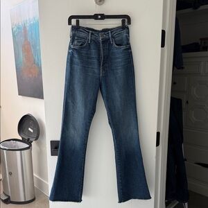 MOTHER Dark Blue Flare Jeans